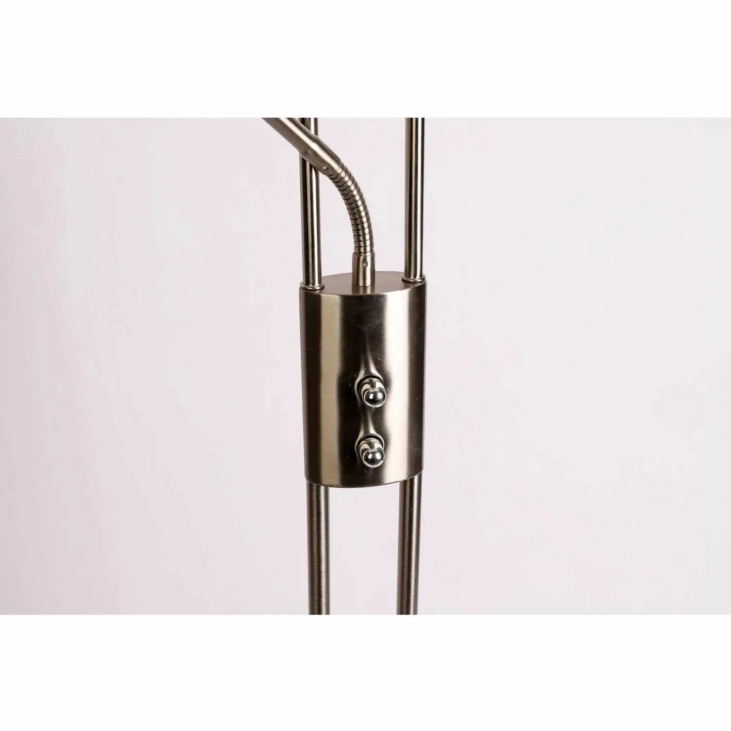 Reed Led Mother & Child Floor Lamp - Satin Chrome Lexi