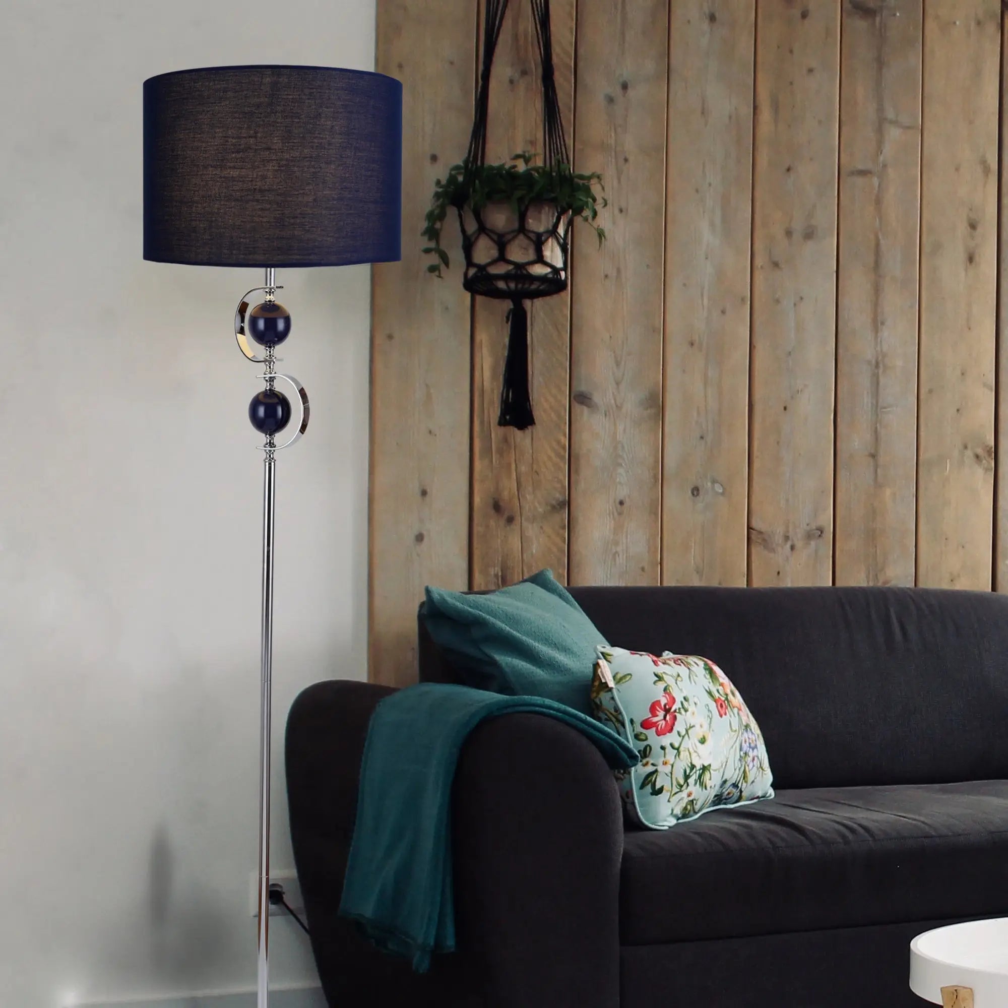 Rialto Floor Lamp - Navy Lexi Lighting