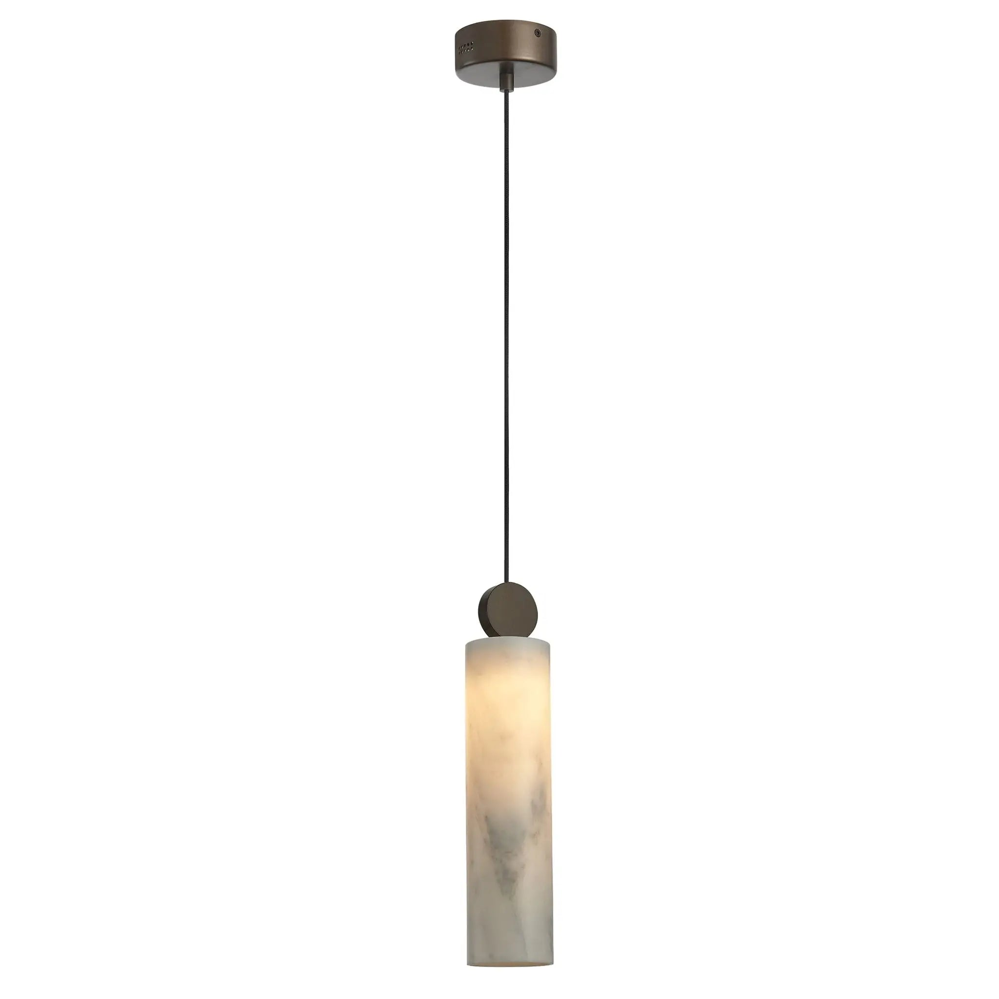 Florence Alabaster Stone Spanish Marble Pendant Light