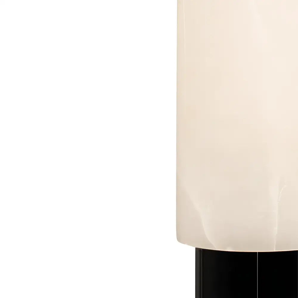 Green Earth Lighting Australia Table Lamp Samara Alabaster Table Lamp - Black 12416