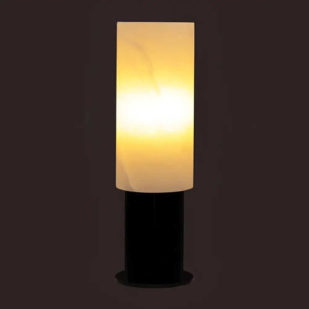 Green Earth Lighting Australia Table Lamp Samara Alabaster Table Lamp - Black 12416