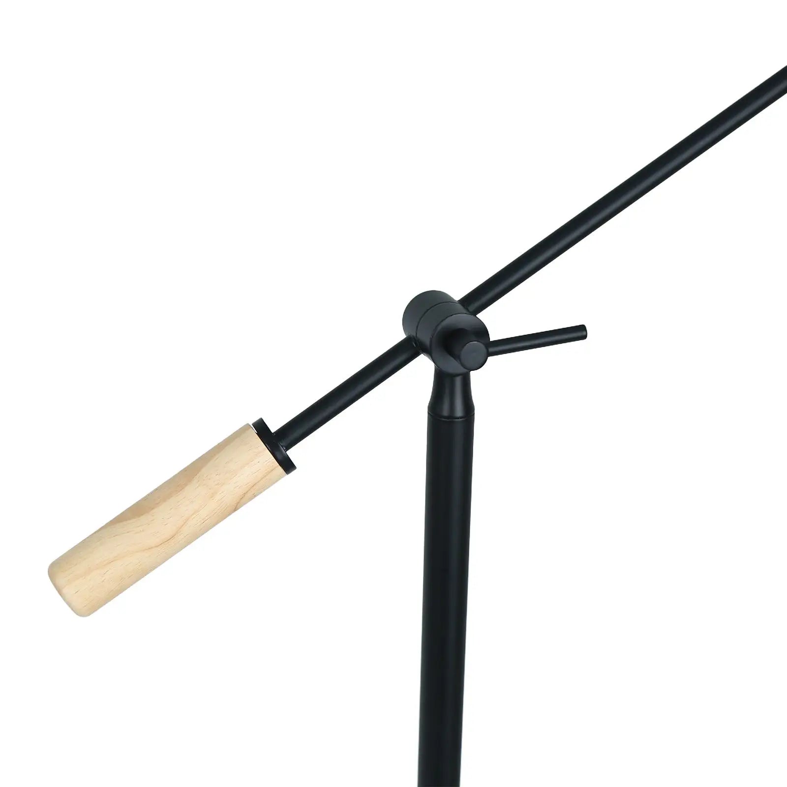 Scandinavian Adjustable Floor Lamp - Black Lexi