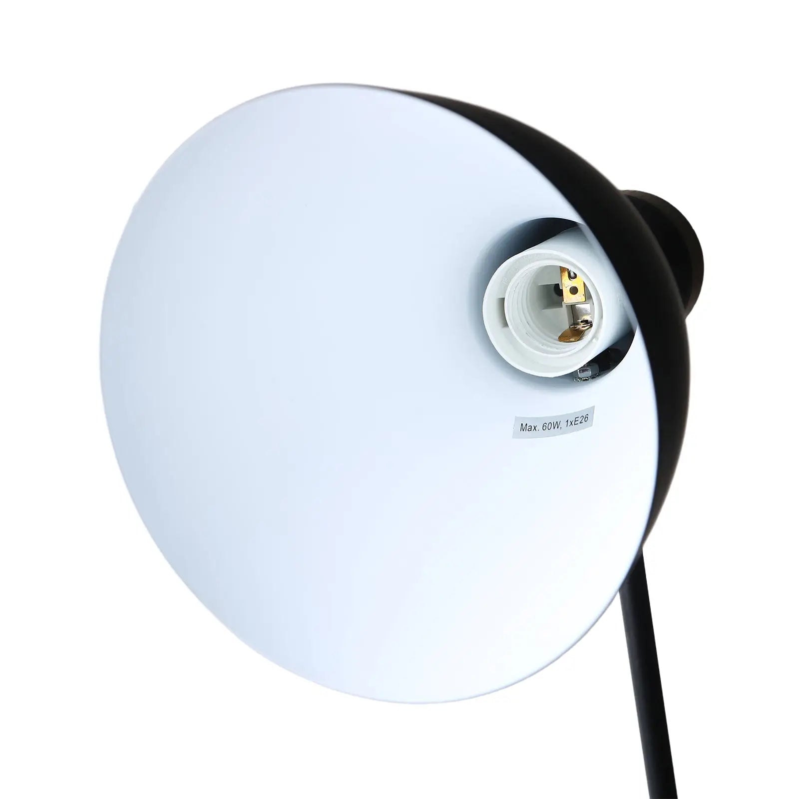 Scandinavian Adjustable Floor Lamp - Black Lexi