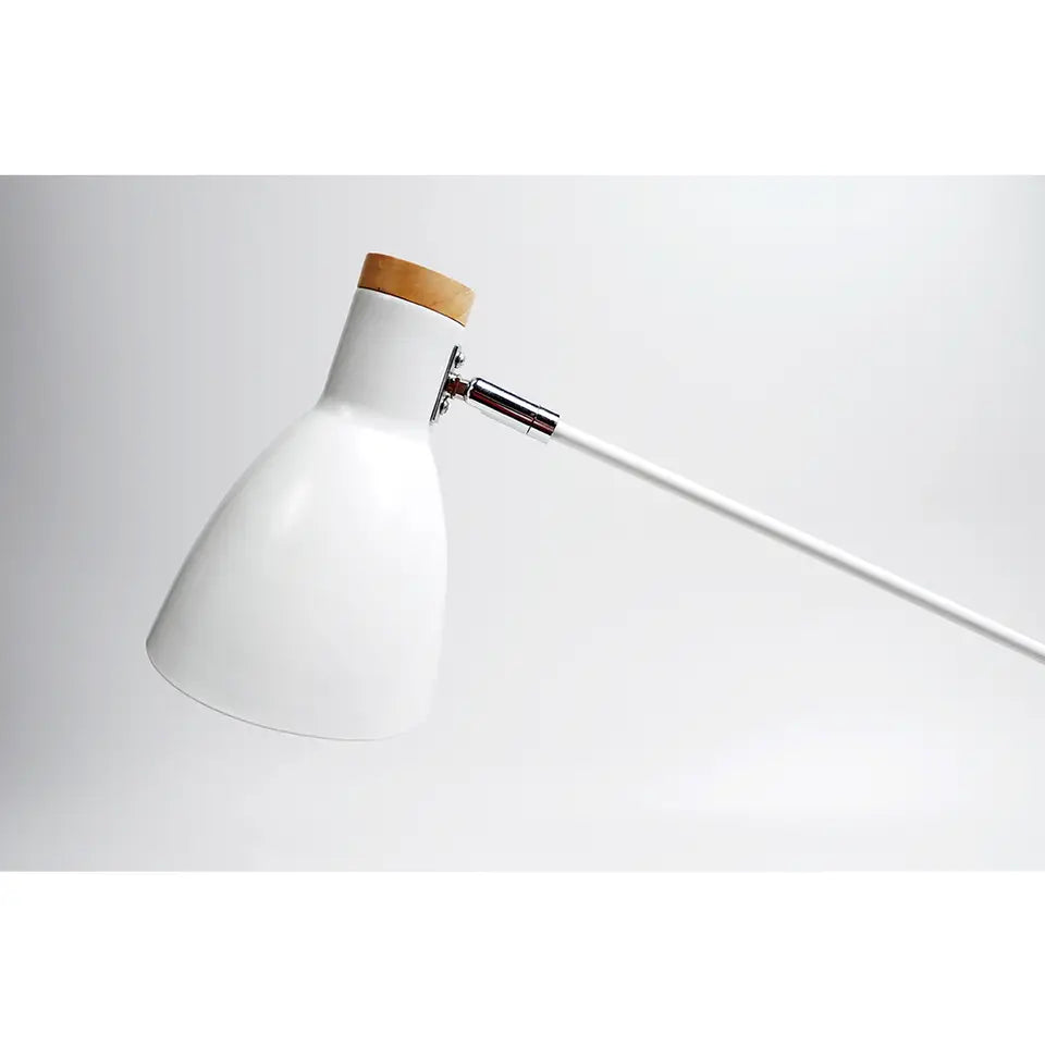 Scandinavian Adjustable Floor Lamp - White Lexi