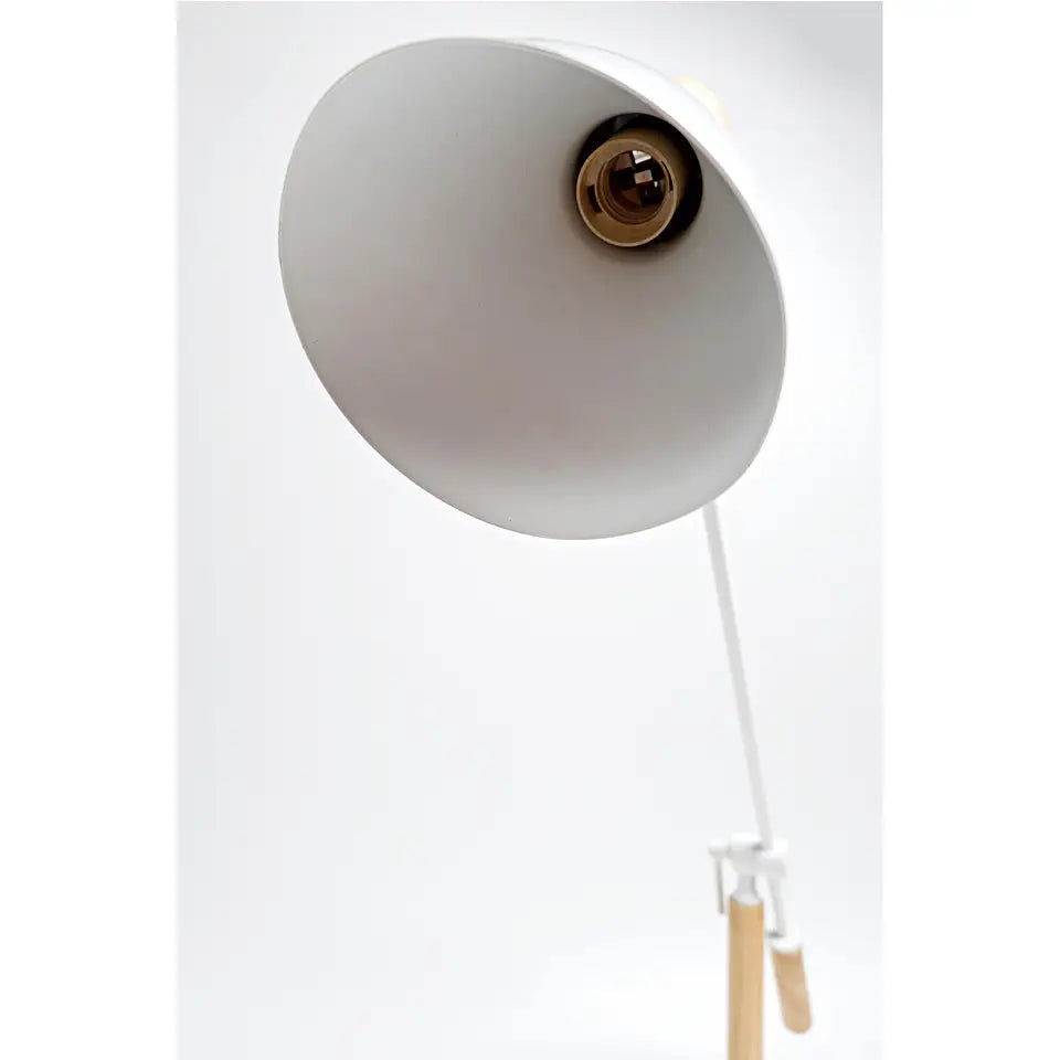 Scandinavian Adjustable Floor Lamp - White Lexi