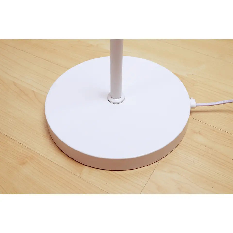 Scandinavian Adjustable Floor Lamp - White Lexi
