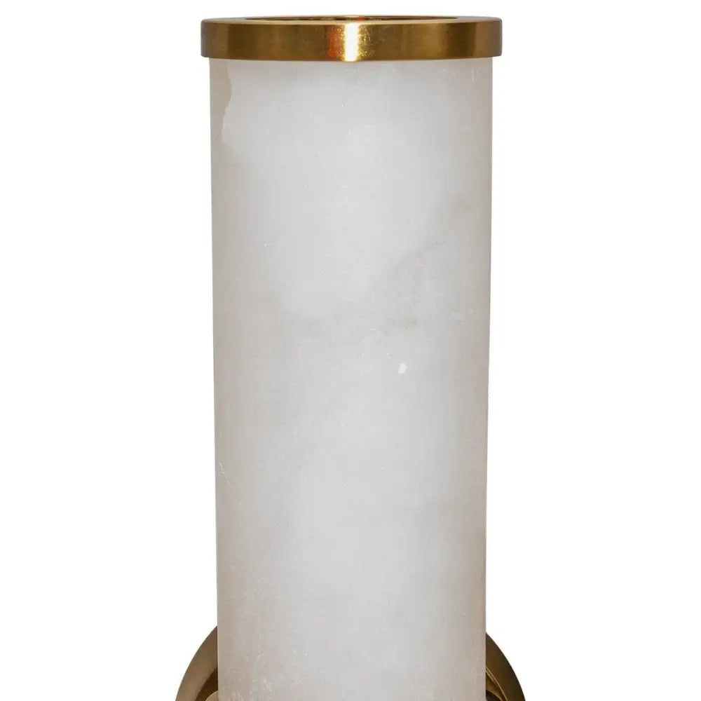 Shaffer Alabaster Wall Sconce - Home & Garden > Lighting