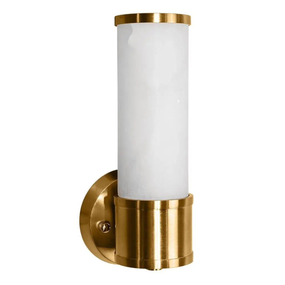 Shaffer Alabaster Wall Sconce - Home & Garden > Lighting