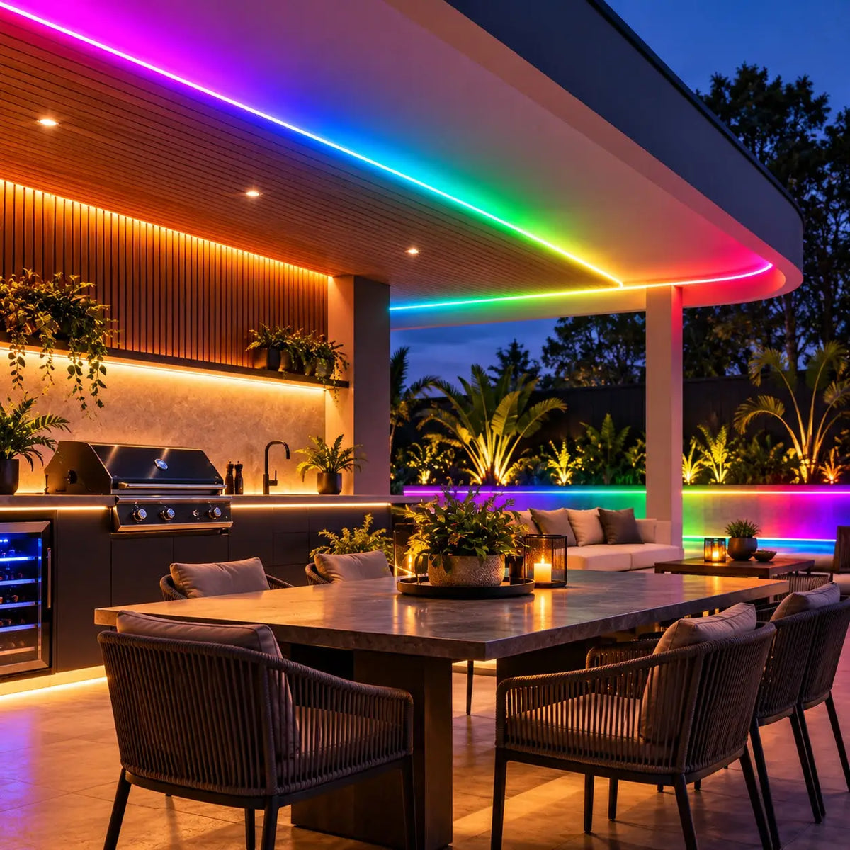 SILICA FLEX PRO 24V 12W – 6×12mm Side Bend RGB LED Neon Flex IP67