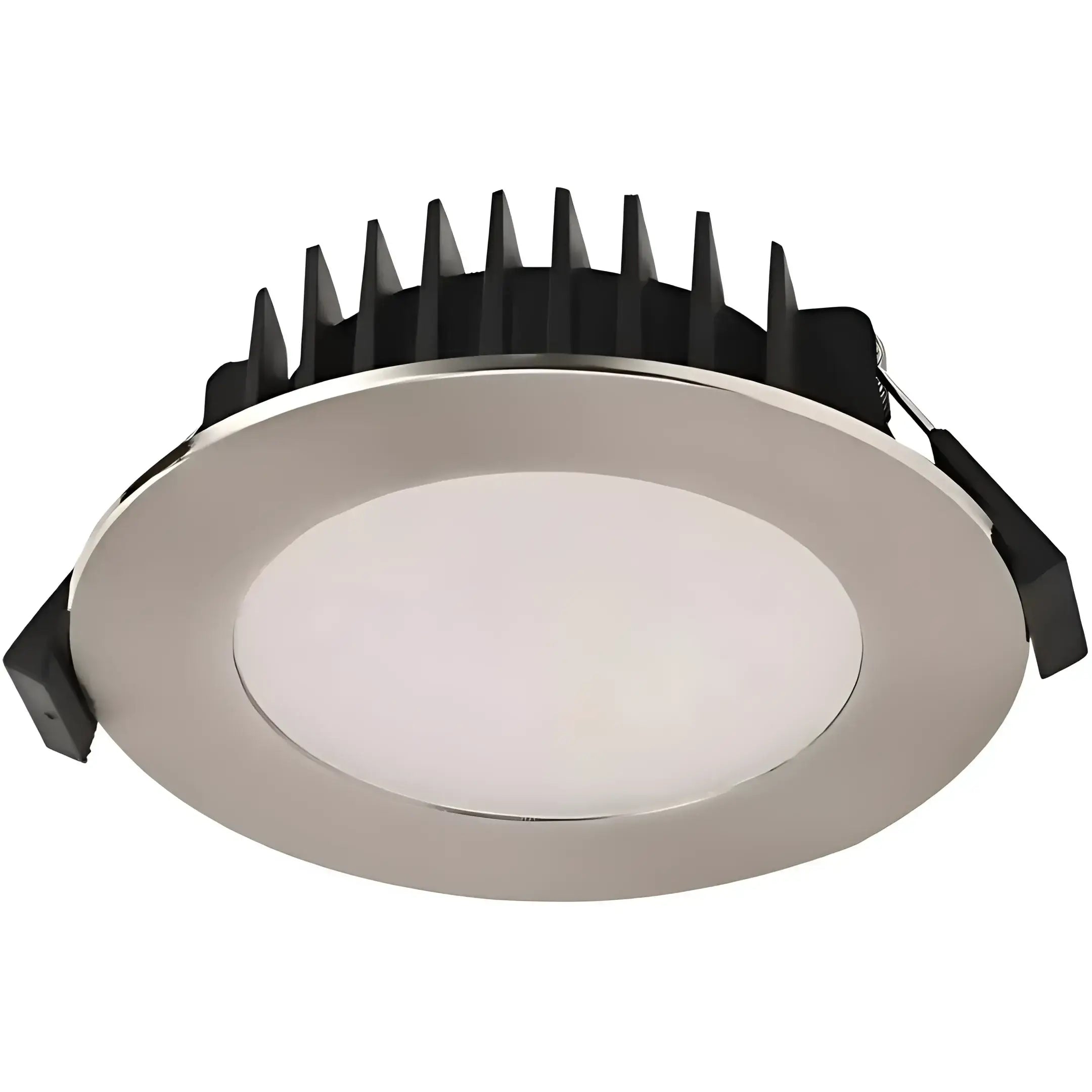 Kakadu 13w Tri-colour Led Downlight – 90mm Cut out Recessed Light - Satin Chrome