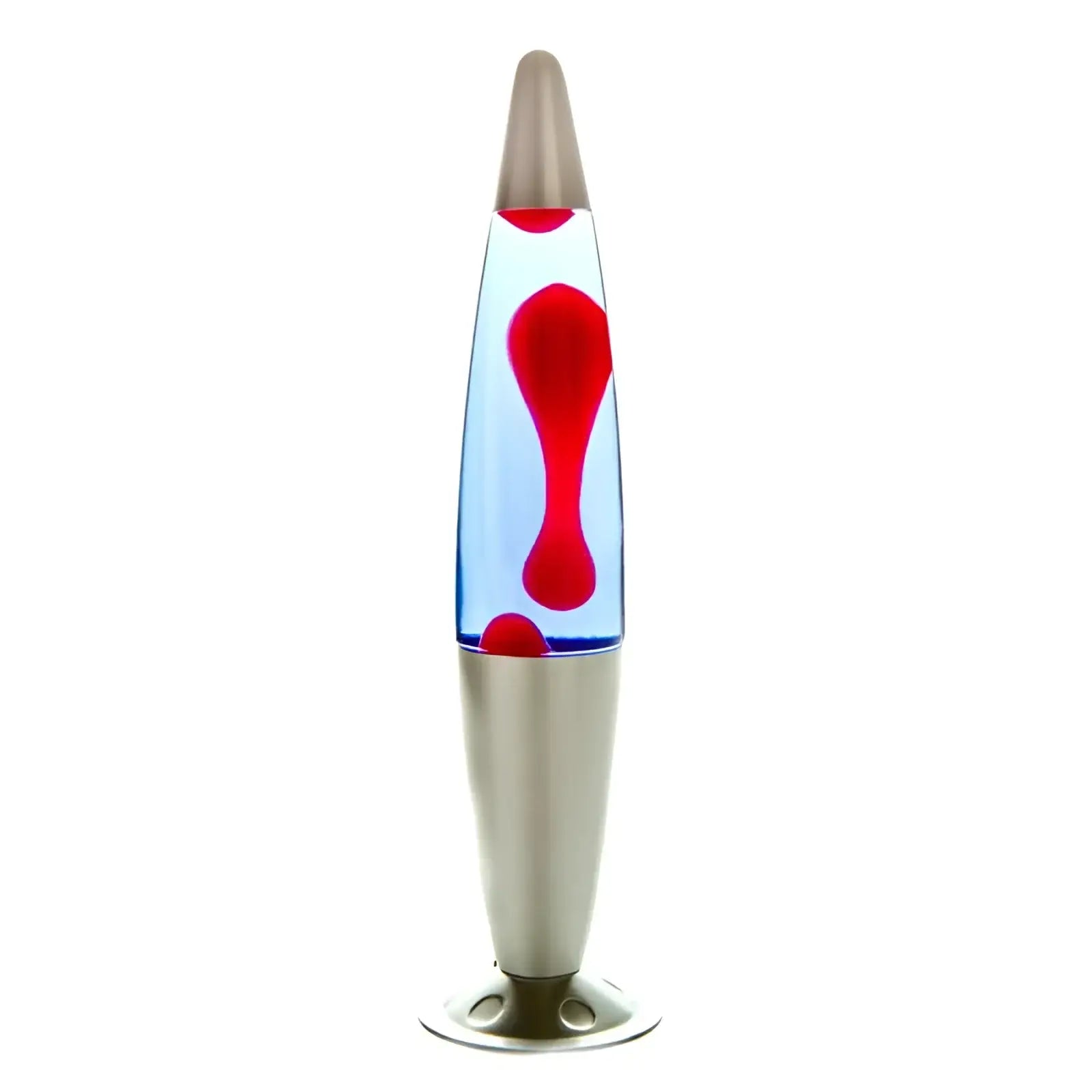 Mdi Silver Red Blue Peace Motion Lava Lamp