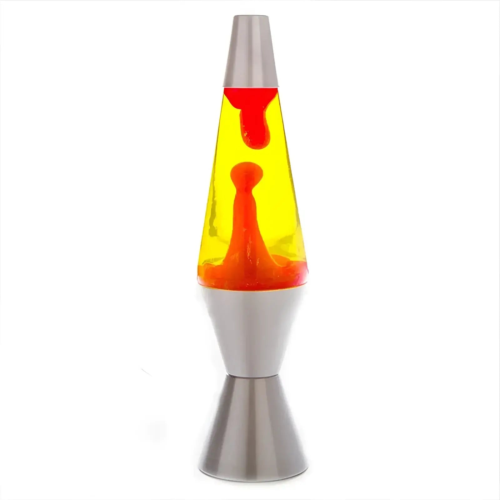Silver Base Diamond Motion Lamp Red Yellow Wax 20oz