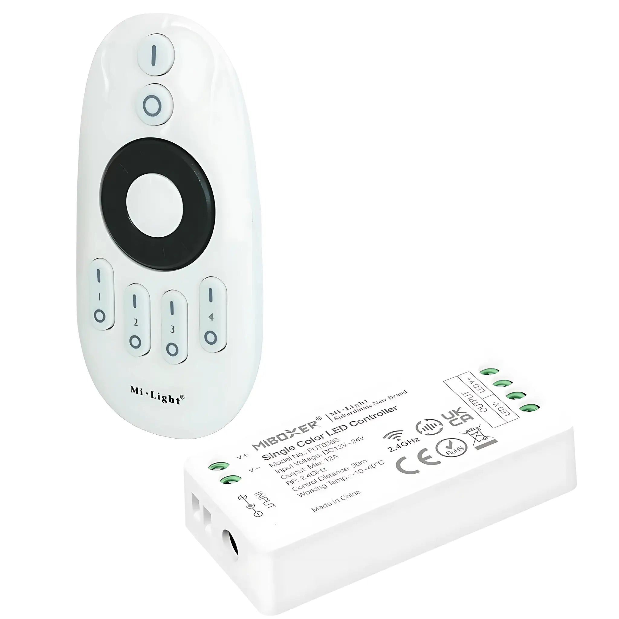 Single Colour Led Strip Dimmer & Wireless Receiver Set