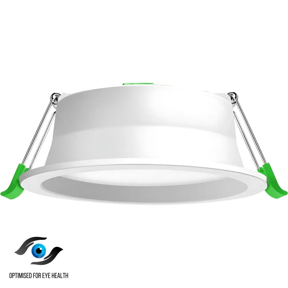 12W Tri-Colour Dimmable LED Downlight | 90mm Cut Out | Reno Optix Trade Pack 10 - Home & Garden > Lighting