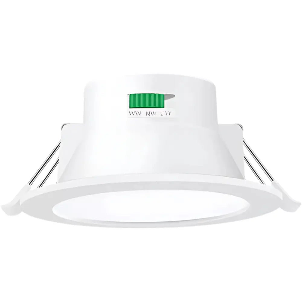13W Tri-Colour Dimmable LED Downlight | 90mm Cut Out | Reno Powerlux Trade Pack 10 - Home & Garden > Lighting