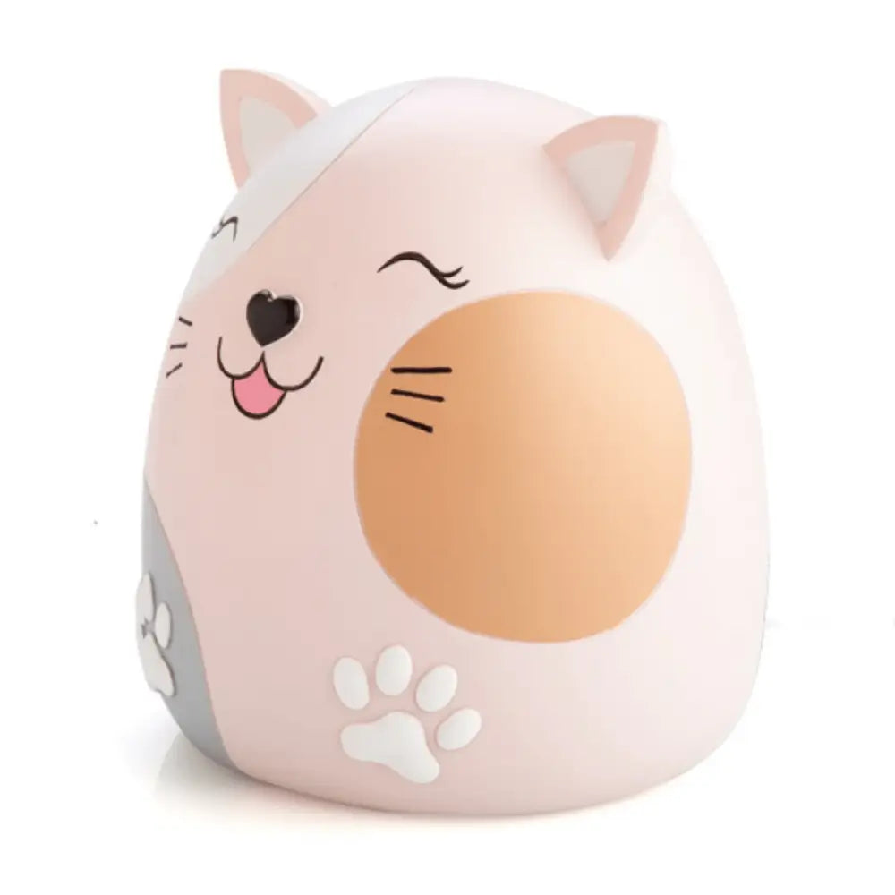 Greenearth Children’s Table Lamp Smoosho's Pals Cat Table Lamp Night Light XW-SPTL/C