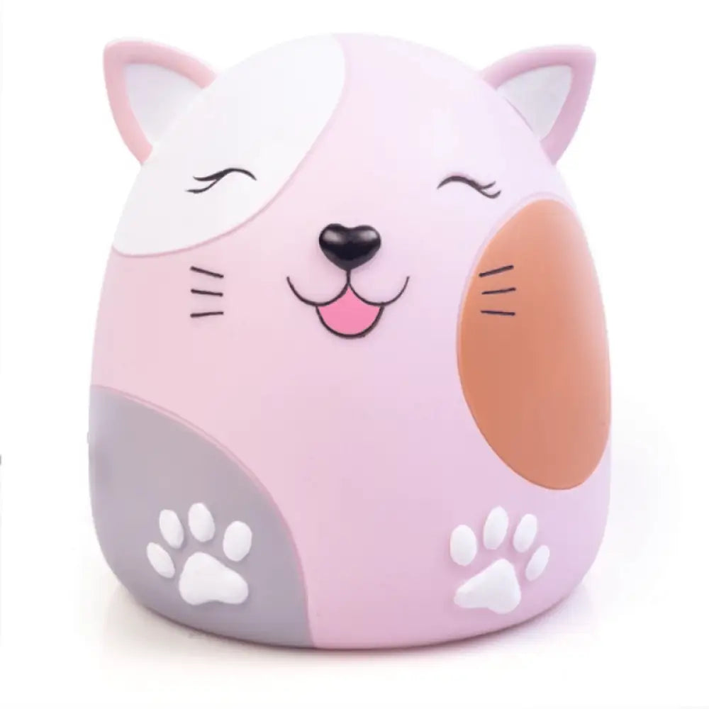 Greenearth Children’s Table Lamp Smoosho's Pals Cat Table Lamp Night Light XW-SPTL/C