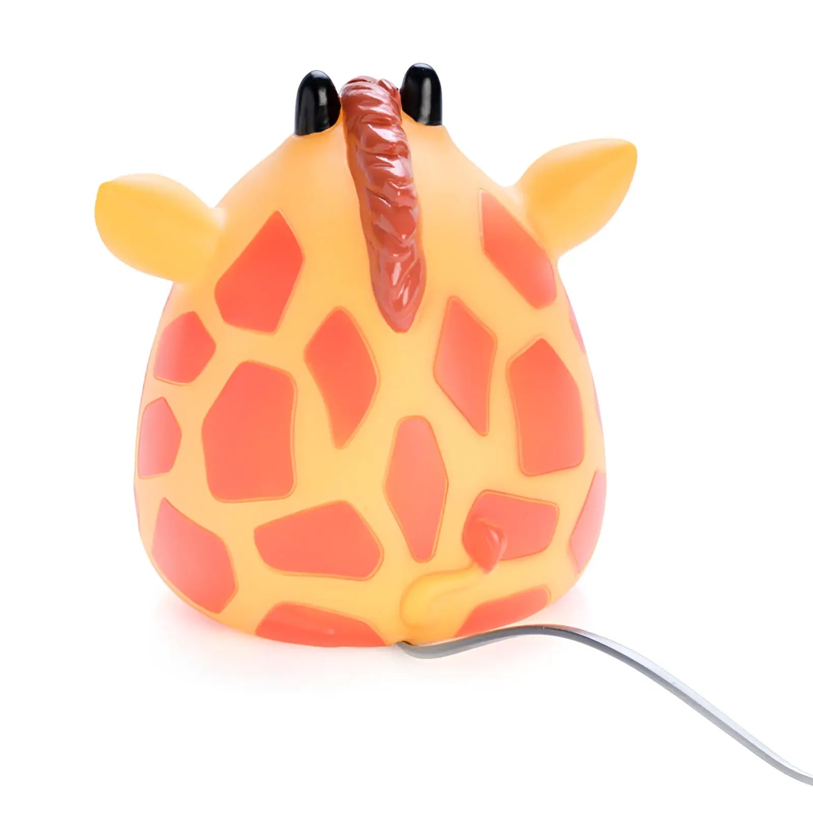 Smoosho’s Pals giraffe table lamp: yellow orange night light with black spots