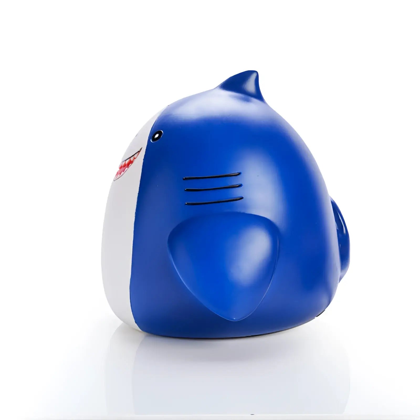 Smoosho’s Pals shark lamp: blue white shark night light for kids