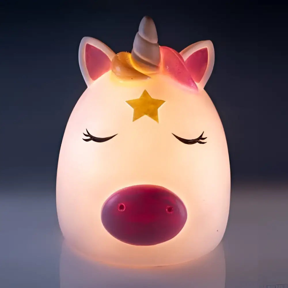 Greenearth Children’s Table Lamp Smoosho's Pals Unicorn Table Lamp Night Light XW-SPTL/U