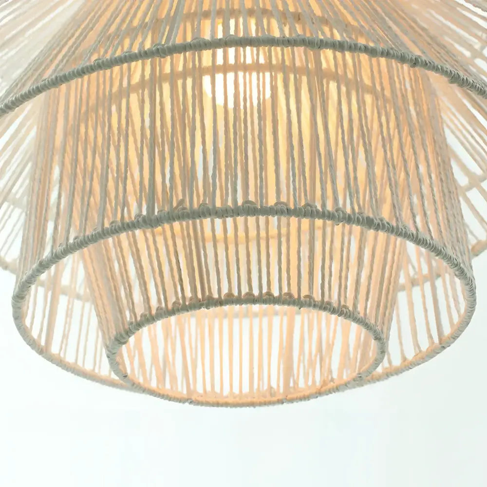 Green Earth Lighting Australia Home & Garden > Lighting Solana White Paper Rope Pendant 20797