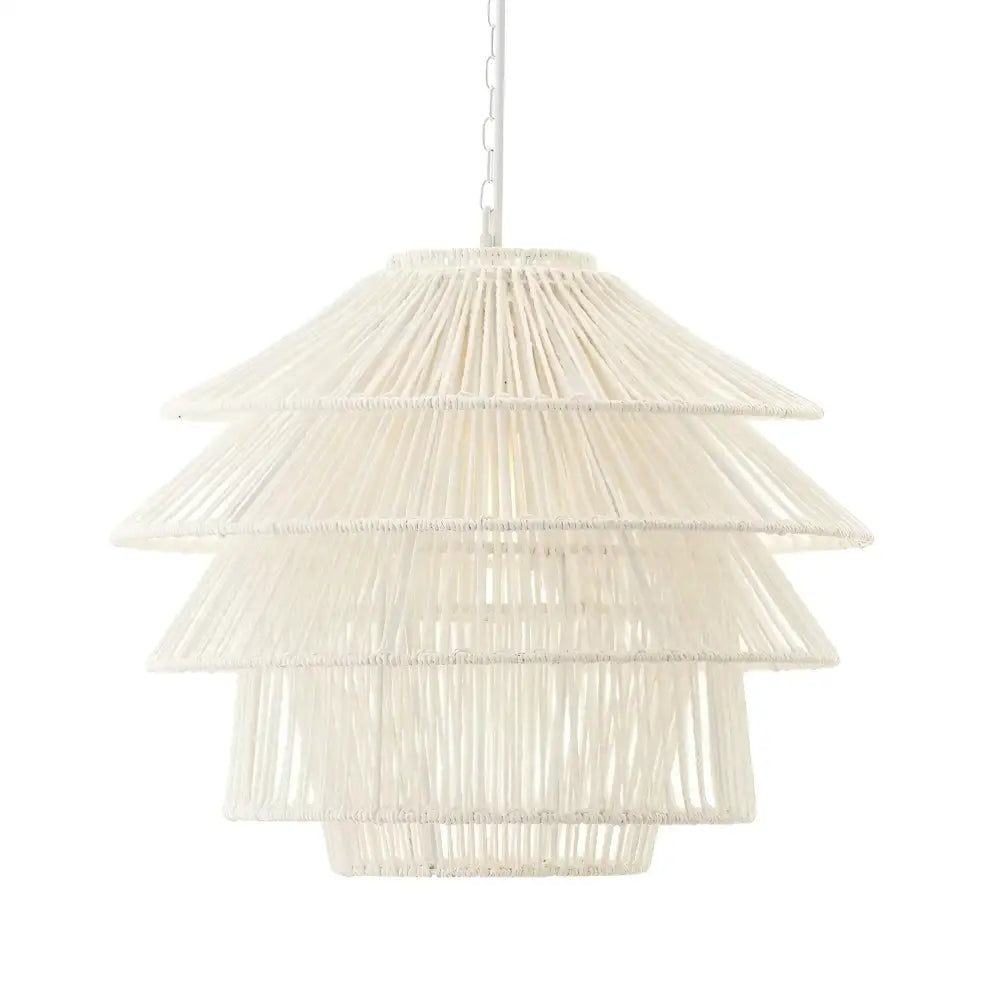 Green Earth Lighting Australia Home & Garden > Lighting Solana White Paper Rope Pendant 20797