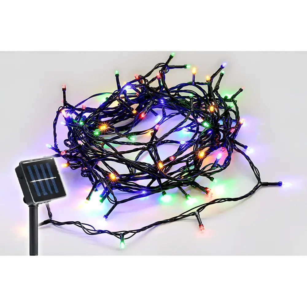 Lexi Lighting String Light Multicolour Solar 420 LED Fairy Light Chain Dark Green Cable - 4 Colour Options