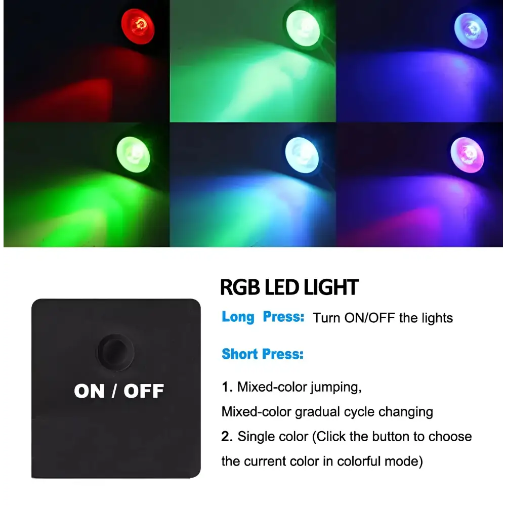 Green Earth Lighting Australia Garden Professional Grade DIY RGB 4 Piece Solar Garden Spike 4 in 1 Kit MONETRGB