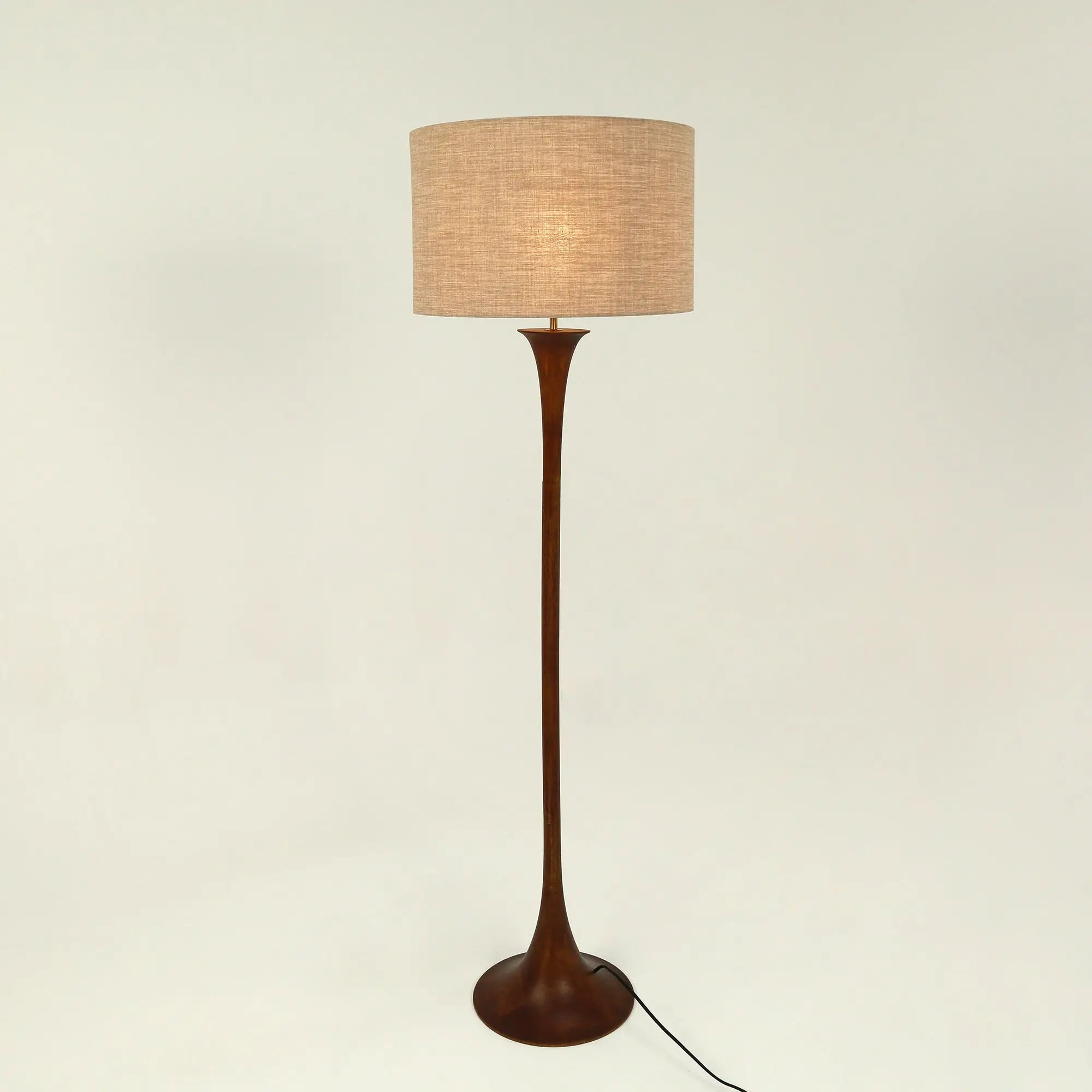 Soraya Floor Lamp - Oak/walnut Lexi Lighting