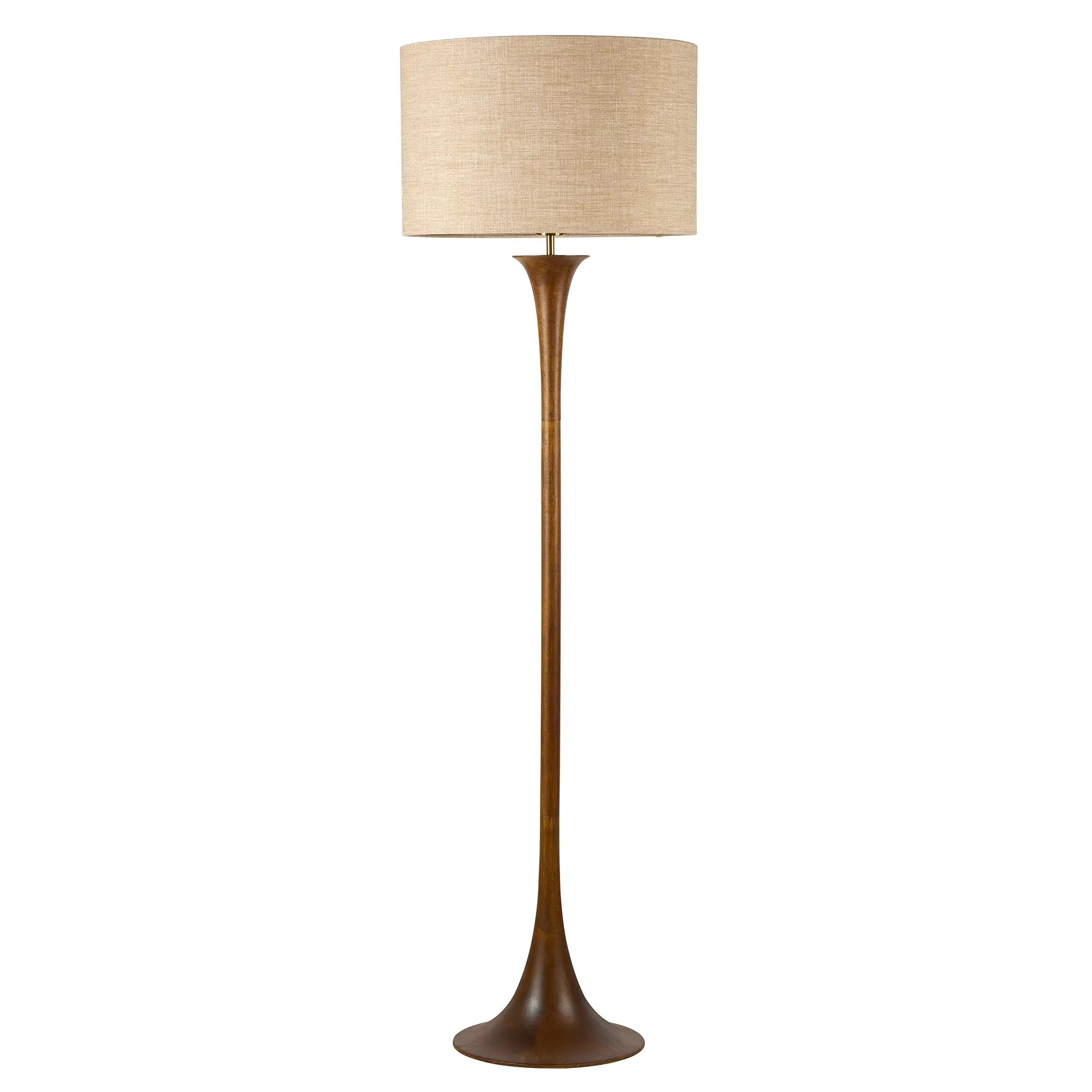 Soraya Floor Lamp - Oak/walnut Lexi Lighting