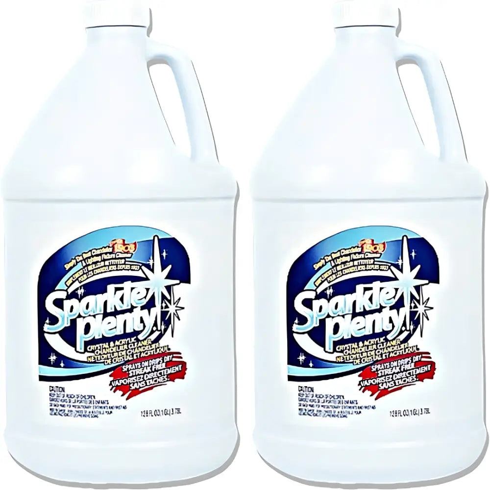 Sparkle Plenty Chandelier Cleaner SPARKLE PLENTY Crystal Chandelier Cleaner - 3.8 litre Refill Bottle (Twin Pack) ACSPCRYGALLON/2