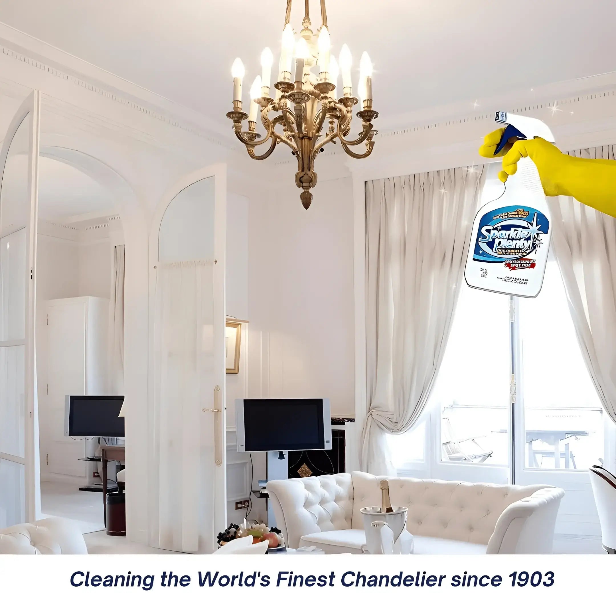 Sparkle Plenty Crystal Chandelier Cleaner Refill 3.8l