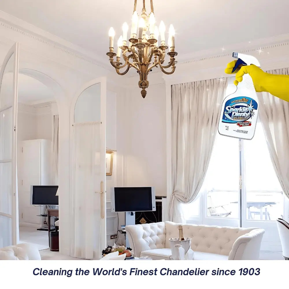 Sparkle Plenty Chandelier Cleaner SPARKLE PLENTY Crystal Chandelier Cleaner - 3.8 litre Refill Bottle (Twin Pack) ACSPCRYGALLON/2