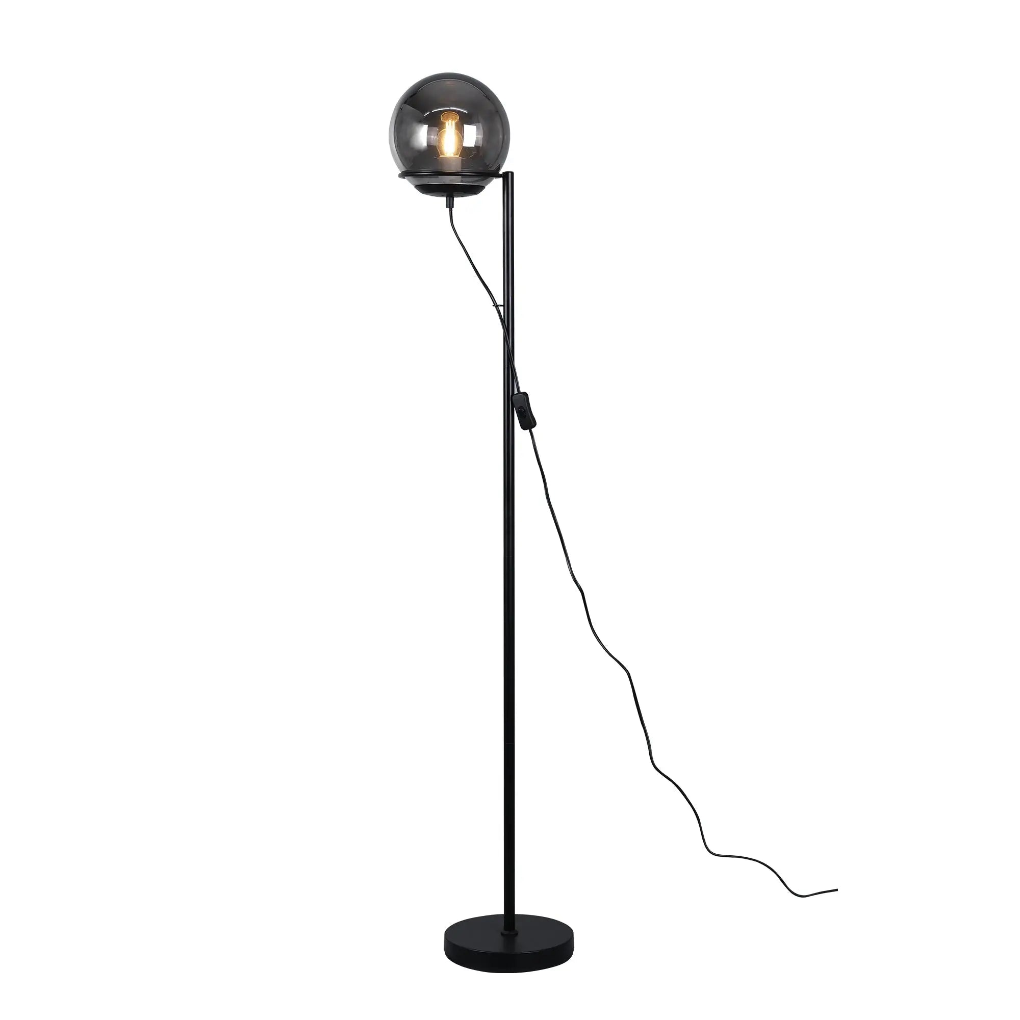 Sphera Floor Lamp - Smoky Glass Lexi Lighting