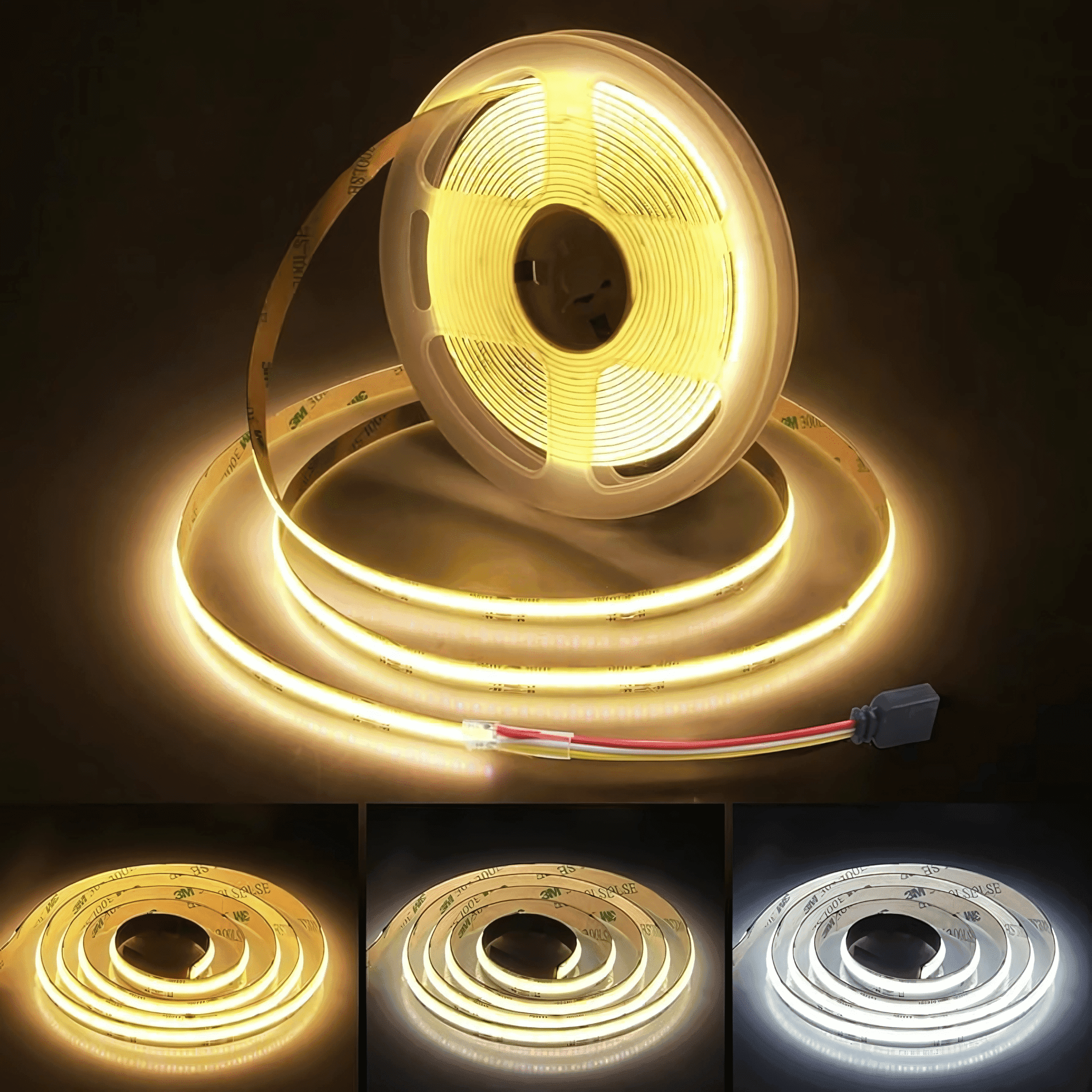 Strippy Home & Garden > Lighting Strippy 5m CCT Tunable COB LED Strip Light Kit | Dimmable with Smart App & Remote Control LBCCT5M