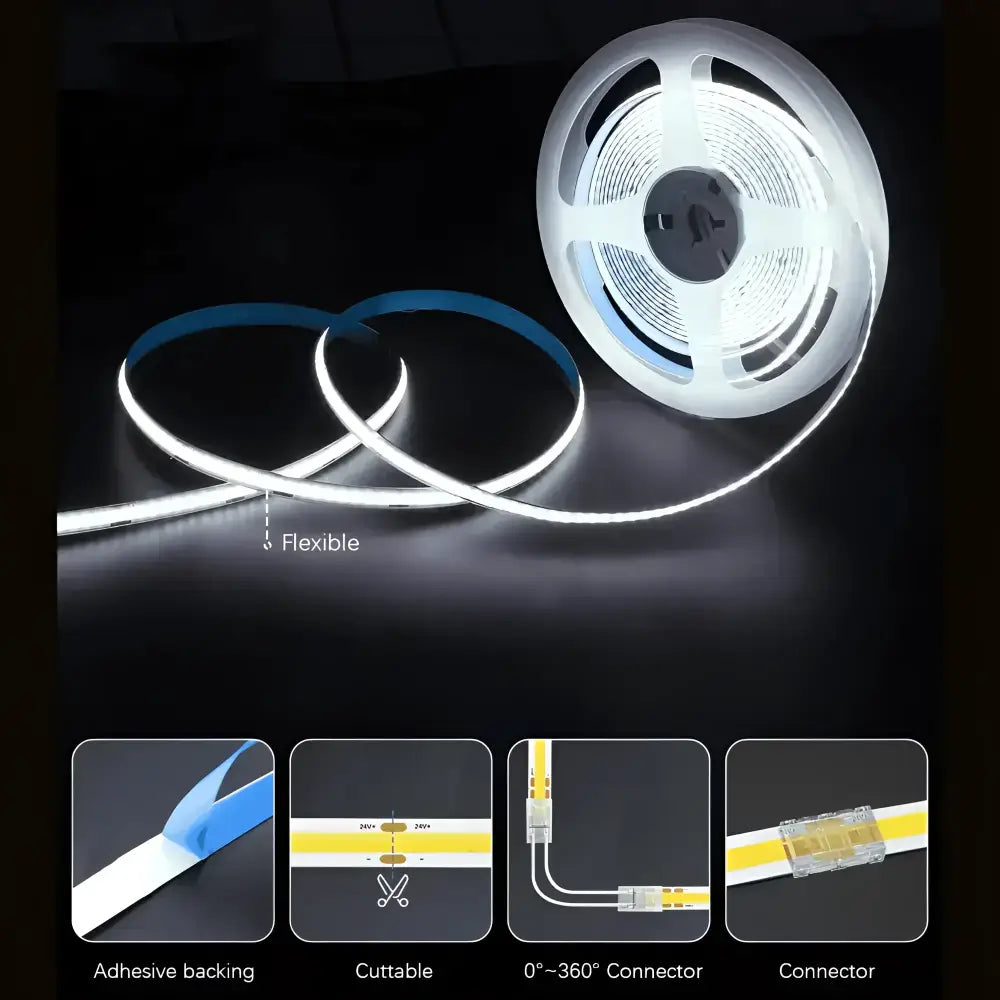 LumaFlex Linea Dim 6000K – Adjustable & Dimmable LED Strip Kit