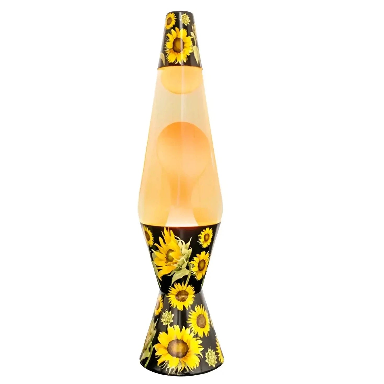 Sunflower Diamond Motion Lava Lamp Whimsical Design