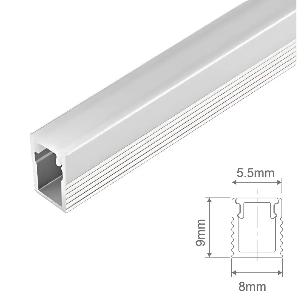 Green Earth Lighting Australia Home & Garden > Lighting Surface Mount Micro Aluminium Profile - Silver 5mm Width GE526