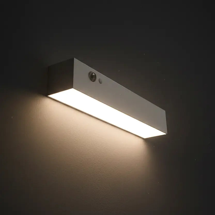 The Block 1000lm Solar Powered Sensor LED Wall Light IP65