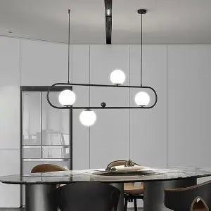 Toulouse Matt Black Pendant Light Green Earth Lighting