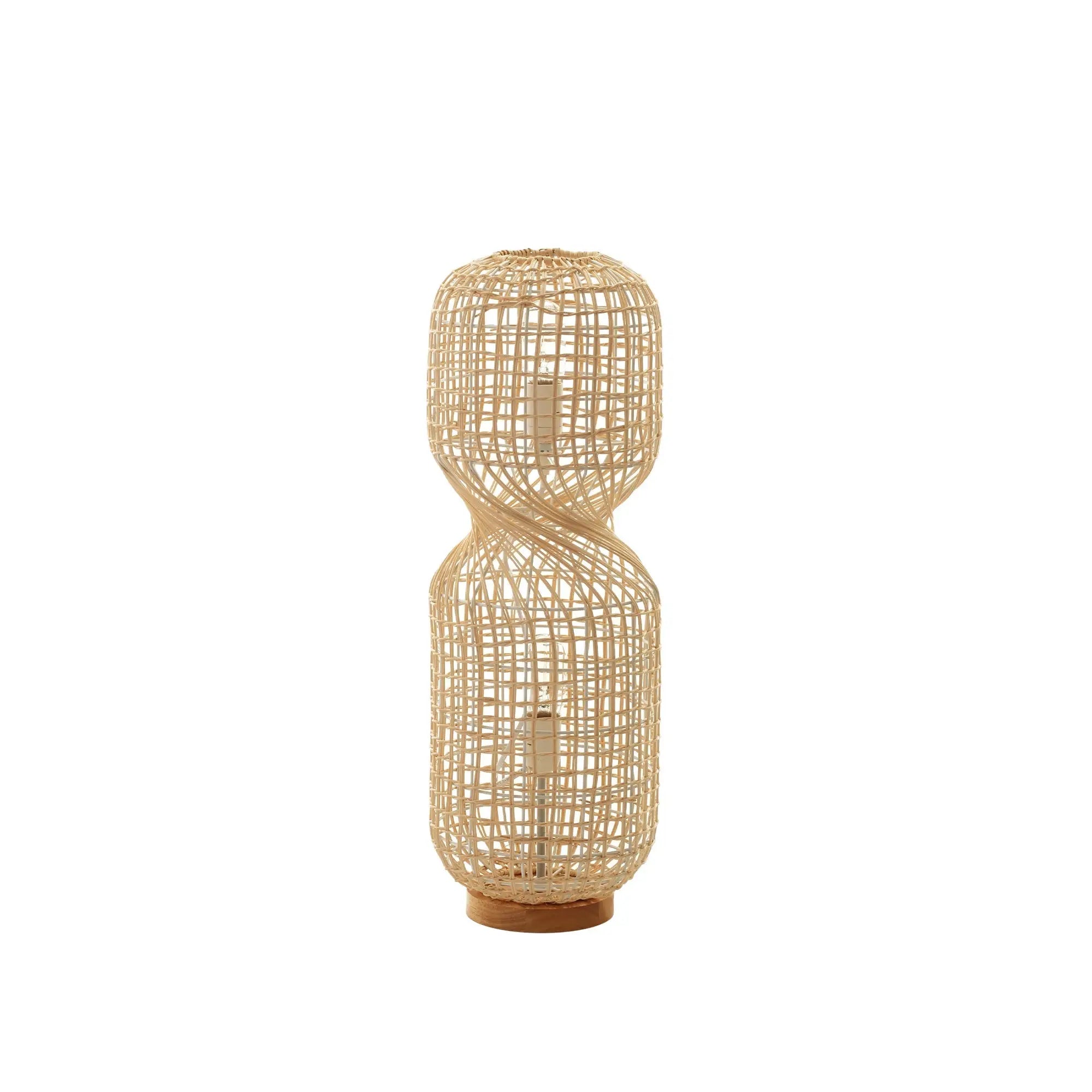 Twirla Rattan Floor Lamp - Small Lexi Lighting