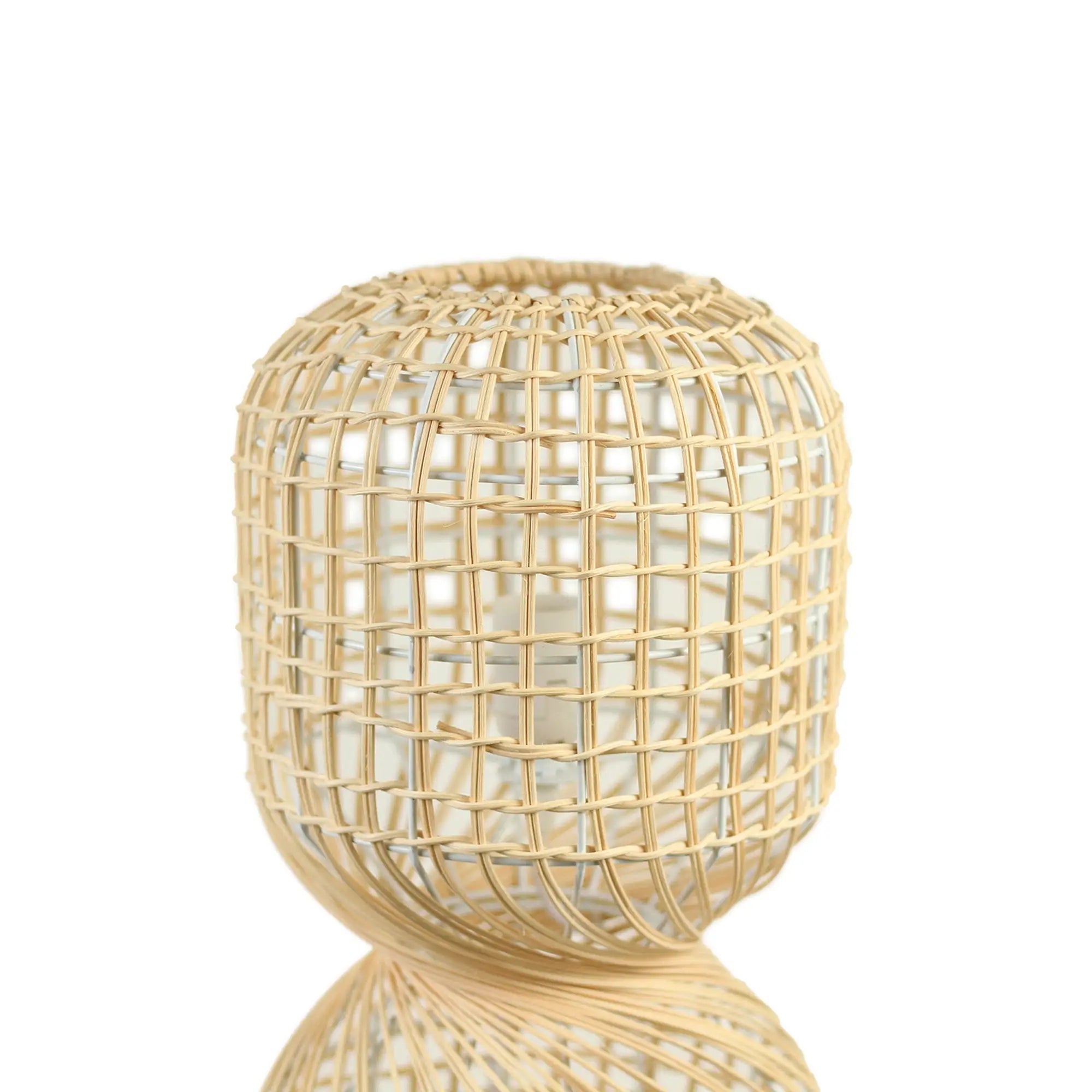 Twirla Rattan Floor Lamp - Small Lexi Lighting