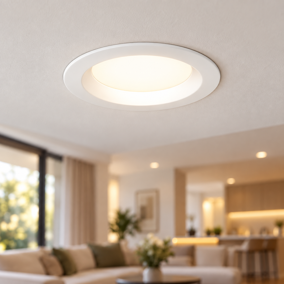 Uluru Pro 13W Aluminium 5CCT Dimmable LED Downlight – 90mm Cut-Out – White