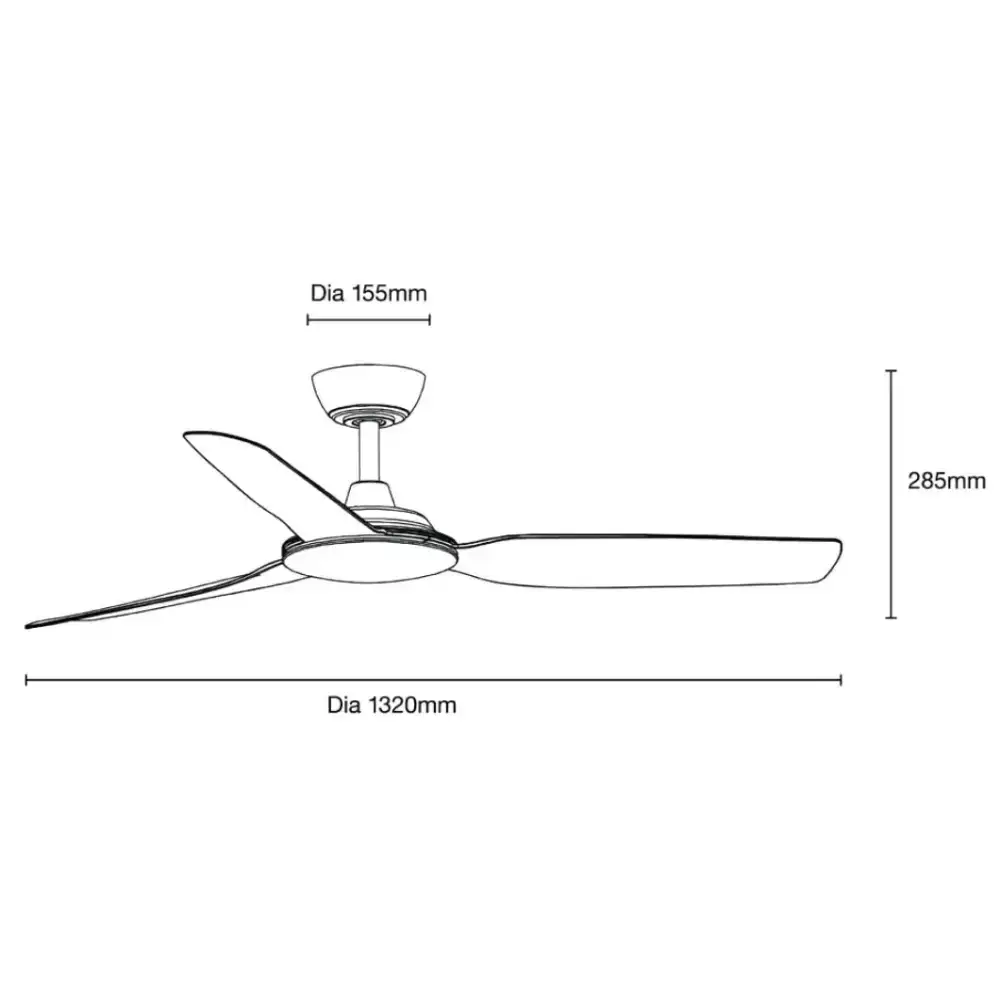 Viper 48" DC Smart Ceiling Fan With WiFi Remote Control