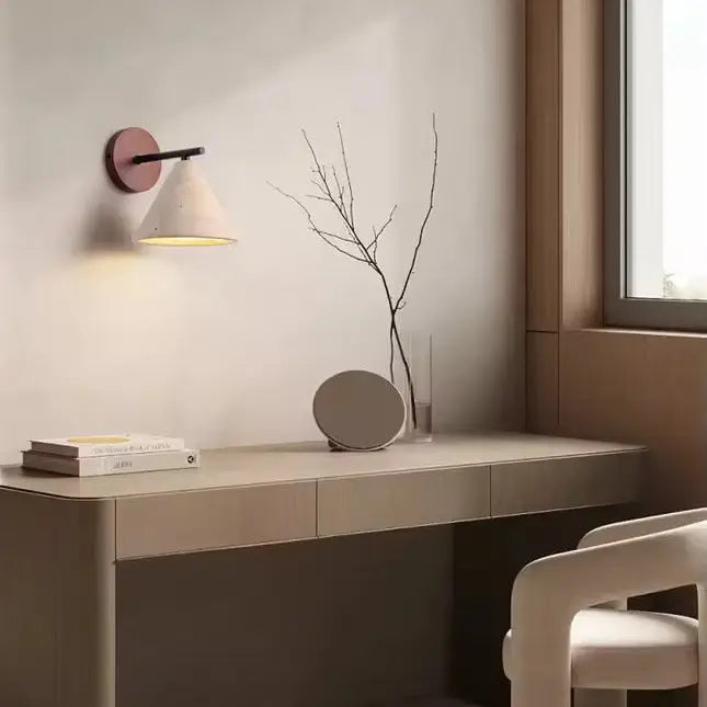 Wabi Sabi Natural Stone Travertine Wall Light