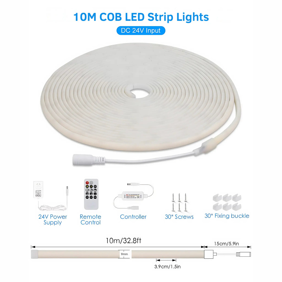 Ip67 Led Light Waterproof IP67 LED Strip Light Kit 6000K Dimmable