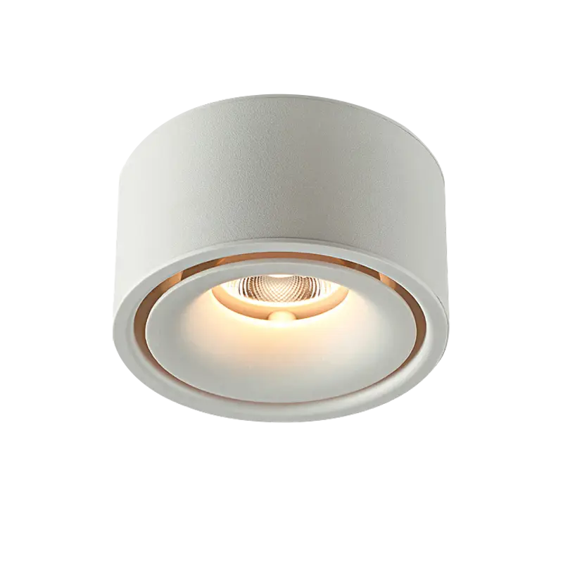 3a lighting DL1542 10W tri-colour dimmable 65mm LED surface mount light with warm glow
