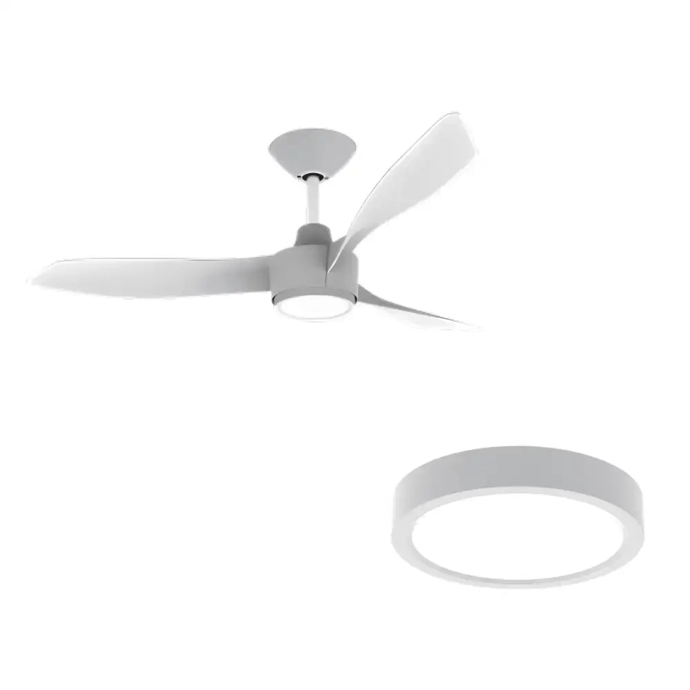 Blast 48’’ Dc Ceiling Fan with Remote Control + Cct Led - White