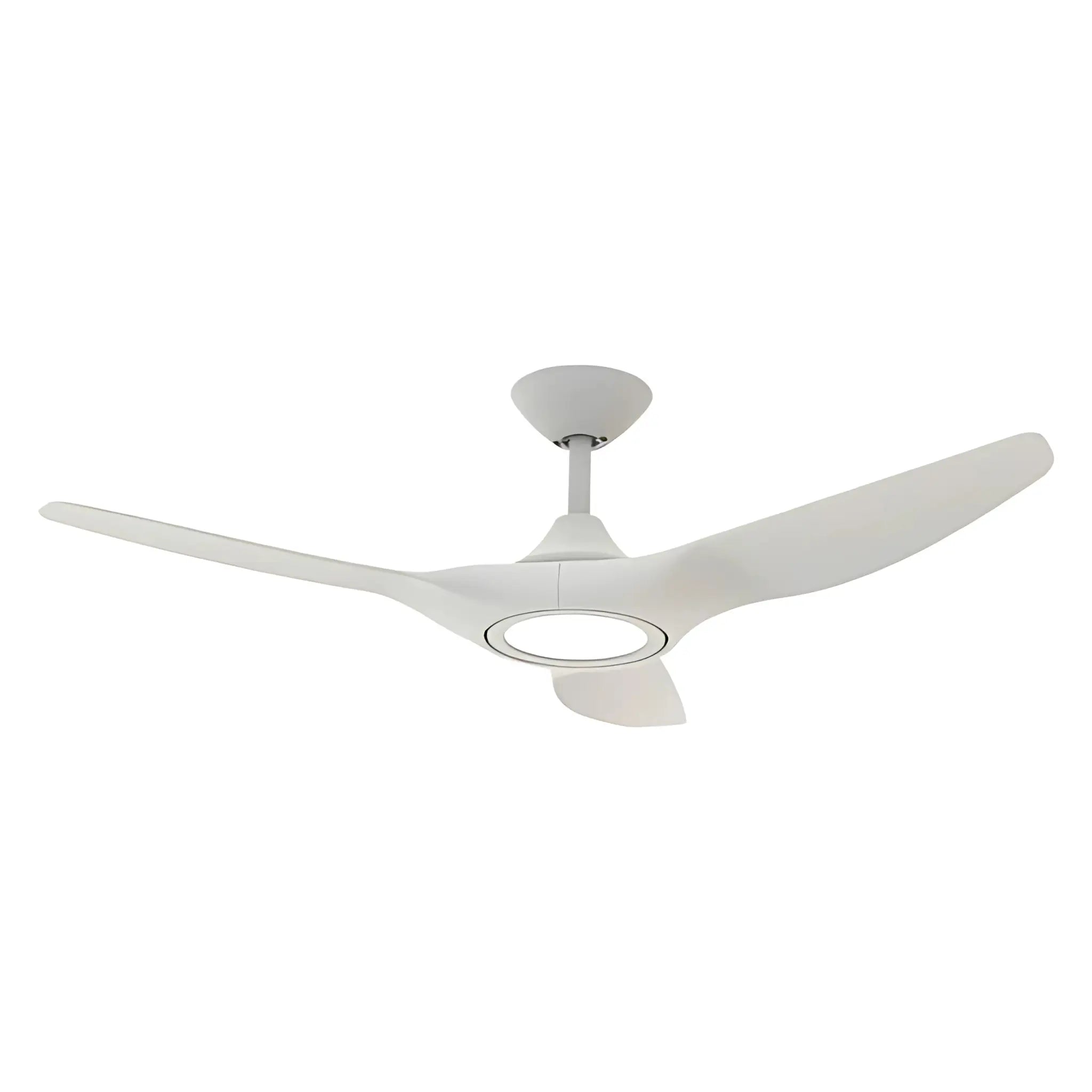 Domus Strike 48 Inch Dc Ceiling Fan with Led and Remote - White