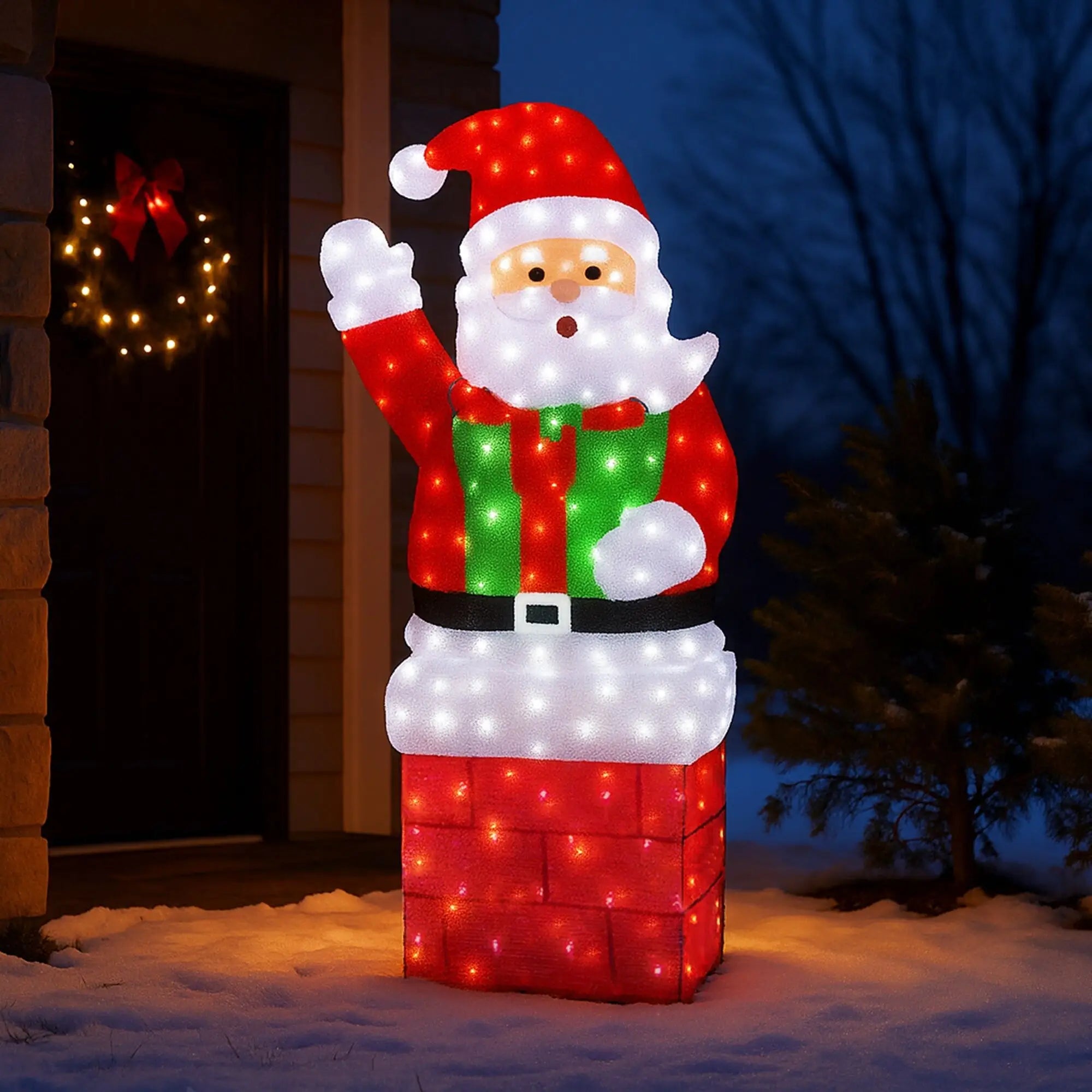 White Led String Lights Timer Ip44 Rated Indoor